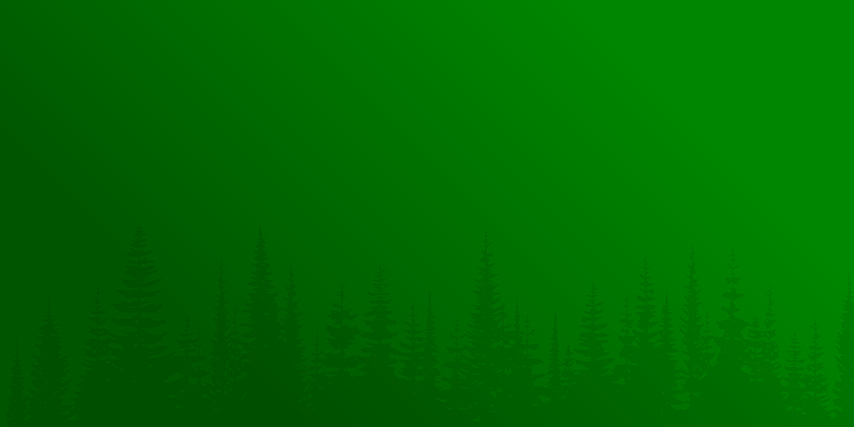 Green vector-art background image of redwood trees