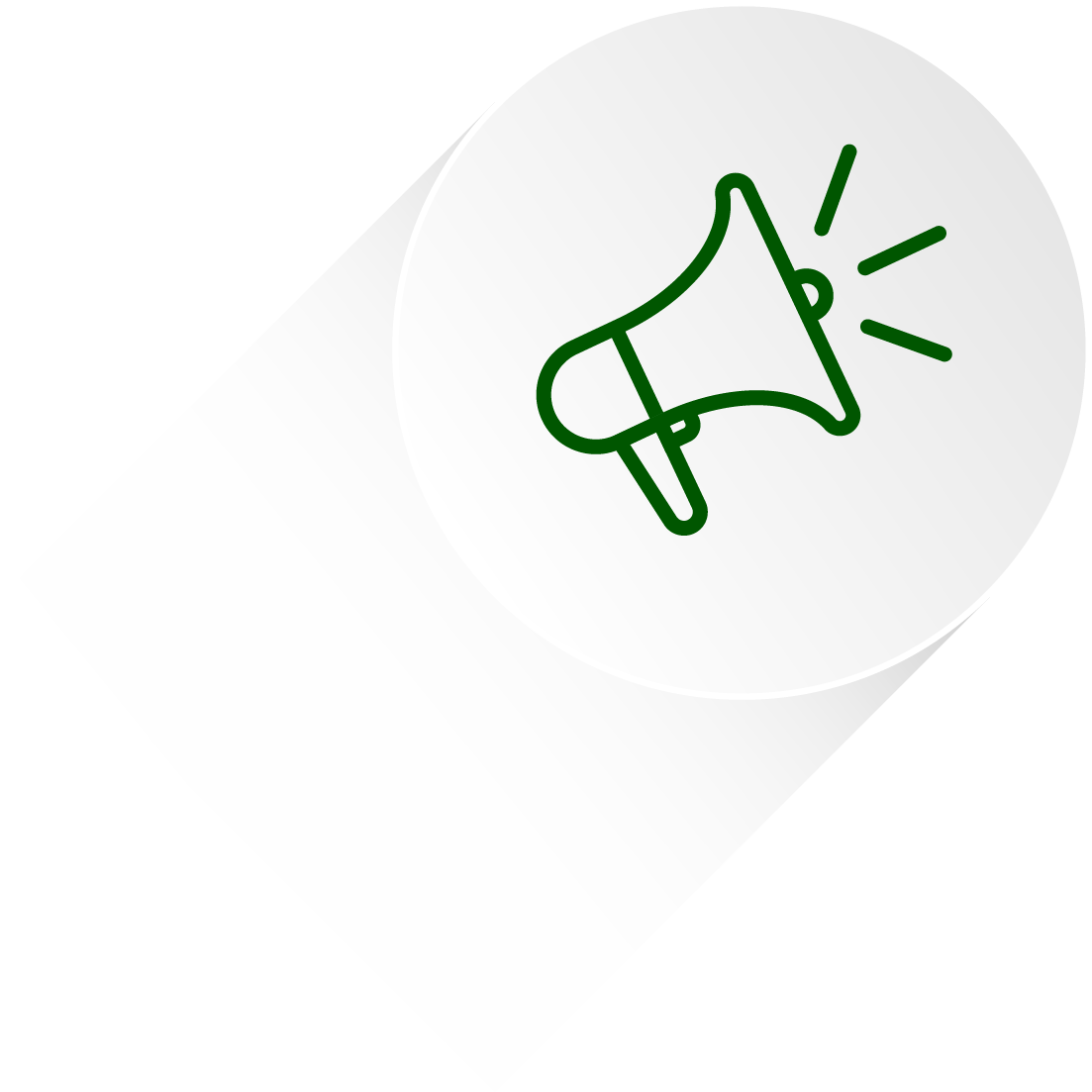 Vector icon of a bullhorn